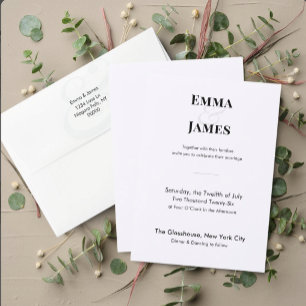 Minimalist Ampersand Wedding   Seating Chart 12