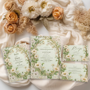Marguerite Daisy Dusty Wedding Foam Board