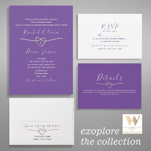 Purple Wedding Hershey's Kisses® Favors