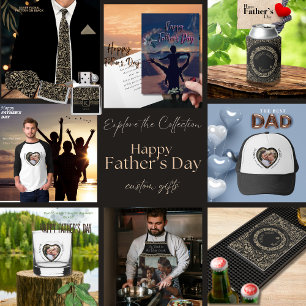 Daddy Photo Heart Shape  T-Shirt