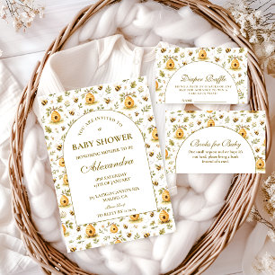 Sweet Honey Bee Baby Shower Foam Board