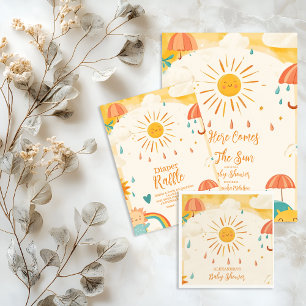 Here Comes the Son Yellow Sunshine Paper Plates