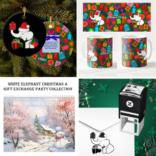 Cute Spot the White Elephant Calendar