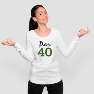 Golf 40th Birthday born to golf force to work Paper Plates