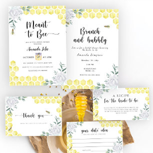 Bee floral over or under bridal shower game