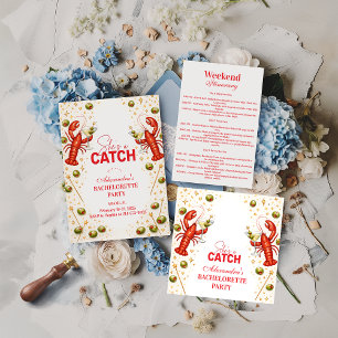 Lobster Love Coastal Bachelorette Party Napkins