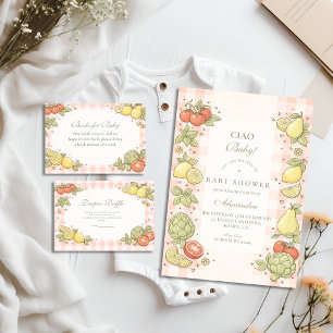 Italian Market Produce Baby Shower Napkins