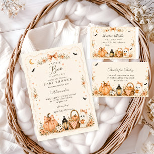 Little Boo Is Almost Due Fall Baby Shower Napkins