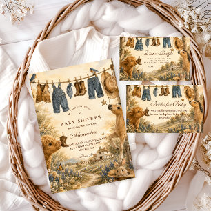 Whimsical Boy Western Boho Baby Shower Napkins