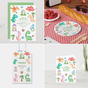 Tyrannosaur Birthday Party Paper Plates