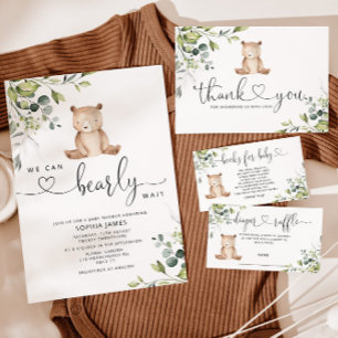 We can bearly wait baby trivia game