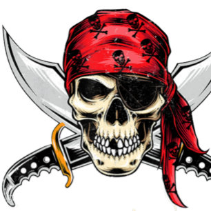 Pirate 50th Birthday Party  Invitation