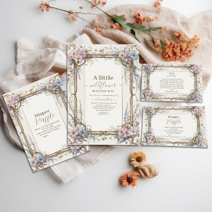 A Little Wildflower Girl Baby Shower I Paper Plates