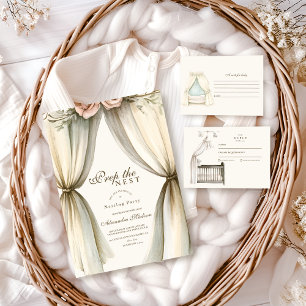 Prep the Nest Baby Shower RSVP Card