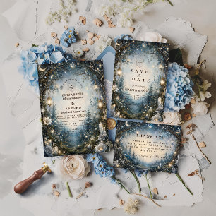 Whimsical Woodland Fantasy Wedding Save The Date