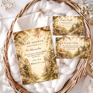 Botanical Floral Boho Baby Shower Napkins