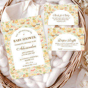 Pastel Tropical Animals Napkins