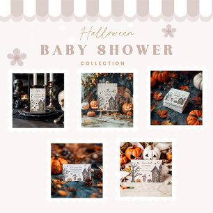 Whimsical Halloween Baby Shower Invitation