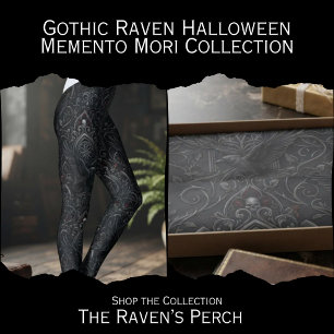Moody Charcoal Victorian Memento Mori Wrapping Paper Sheets