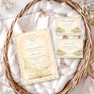 A New Chapter Botanical Baby Shower Napkins