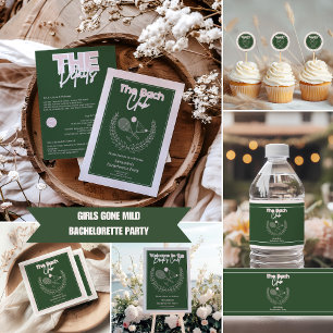 Cocktails And Country Clubs Bachelorette Napkins