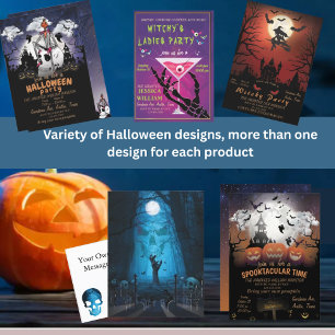 Halloween Party Planner Invitation