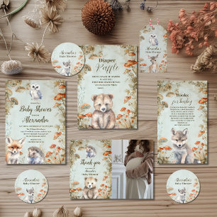 Boho Woodland Baby Shower Gift Tags