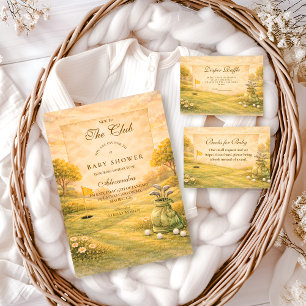 Elegant Golf Club Baby Shower Foam Board