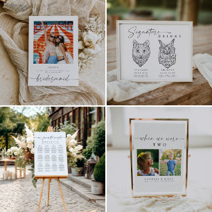 Details Enclosure Card   Modern Wedding Stationery