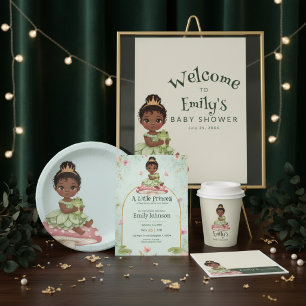 Princess Frog Baby Shower Welcome Sign