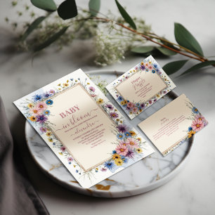 Blush Pink Floral Baby in Bloom Napkins