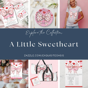 Sweetheart Bow Labor & Delivery NICU Hospital  Thank You Card