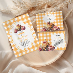 Disco Pumpkin Patch Baby Shower Paper Plates