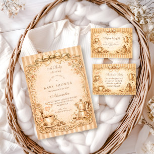 Coffee Lover Baby Shower Napkins