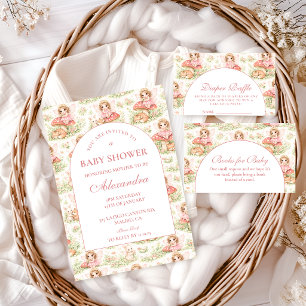 Enchanted Fairy Girl Baby Shower Books for Baby  Enclosure Card
