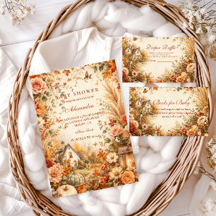 Rustic Fall Boho Baby Shower Napkins