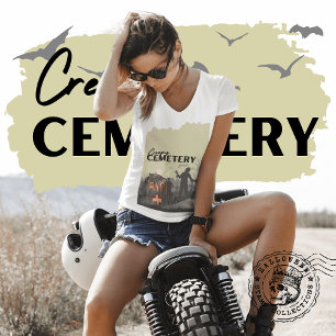 Halloween Stamp Collection "Creepy Cemetery" Can Cooler