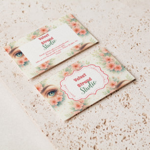 Watercolor Floral Lash Artist Beauty Studio Apron