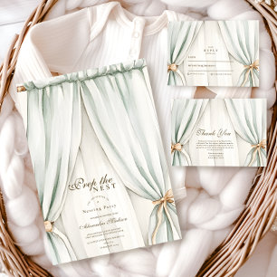 Gender Neutral Nesting Party Baby Shower RSVP Card