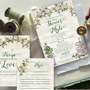 Farmhouse Tea Bridal Shower Invitation