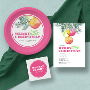 Christmas Baby Shower Invitations