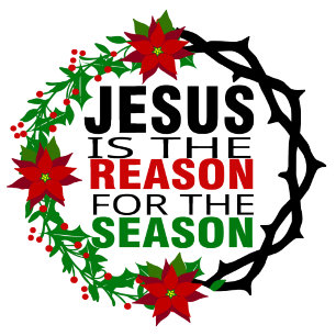 Jesus is the Reason for the Season Rubber Stamp