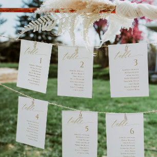Modern Gold Calligraphy All in One Photo Wedding All In One Invitation