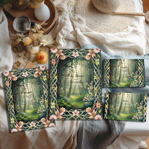 Whimsical Woodland Forest  Baby Shower Invitation