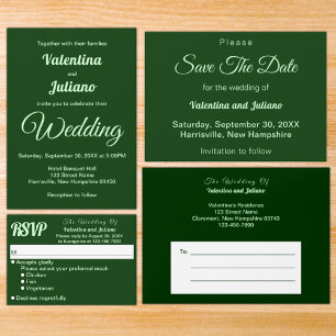 Couple's Initials on Dark Green Wedding Wax Seal Stamp