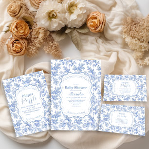 Toile De Jouy Woodland  Baby Shower Napkins
