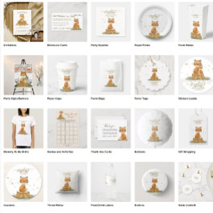 Wildlife Fox with Flower backdrop