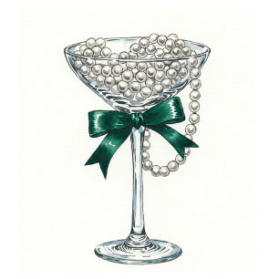 Pearl and Bow Bridal Shower Welcome Sign