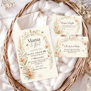 Botanical Mama To Bee Baby Shower Napkins