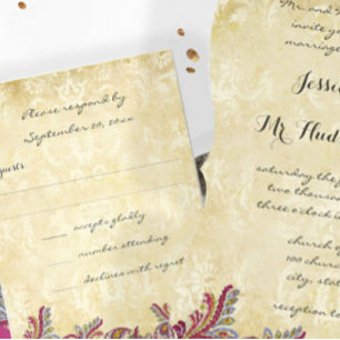 DIY You Score and Fold Tent Wedding Place Cards